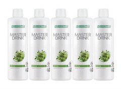 LR LIFETAKT Master Drink Formula Green Set of 5 – 5 x 500 ml / 5 x 16.9 fl.oz
