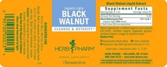 Black Walnut Liquid Extract Drops for Cleansing and Detoxifying, 1 Oz