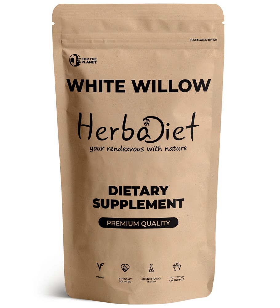 White Willow Bark Extract Powder 15% Salicin Joint & Muscle Comfort Support