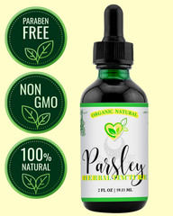 Parsley Tincture | Organic Liquid Herbal Extract | Aids Calms Mental Focus | 2oz