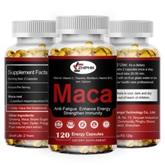 Organic Maca Root Capsules Peruvian Maca Extract Male Enhancing Organic Vitamins