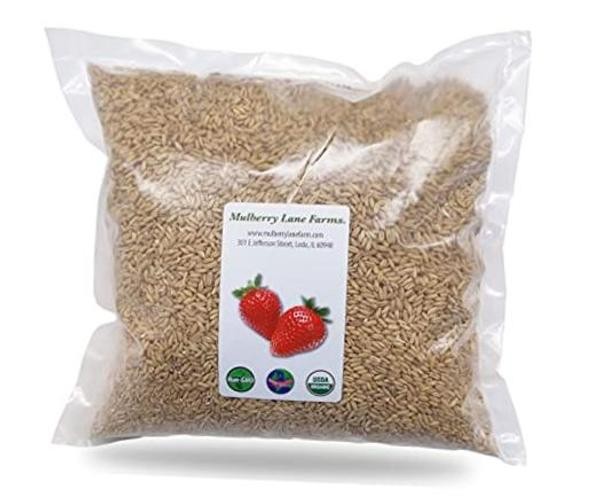 Whole Oats 5 Pounds Hulled, Groats, USDA Certified Organic Non-GMO Bulk,