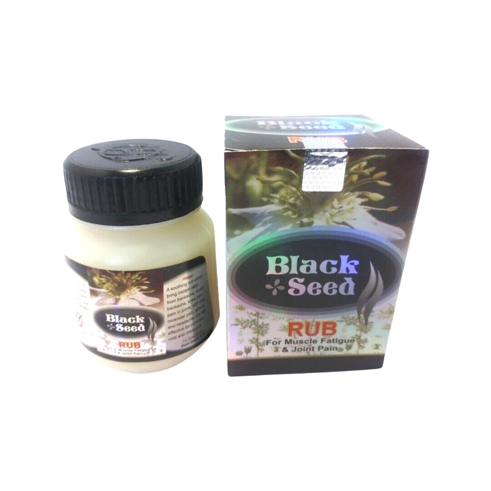 Herboganic Black Seed Rub for Muscle Fatigue and Joint Pain 100G