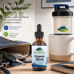 Best Liquid Stevia Brand for Coffee? – Pure Mountain Botanicals – Organic Stevia