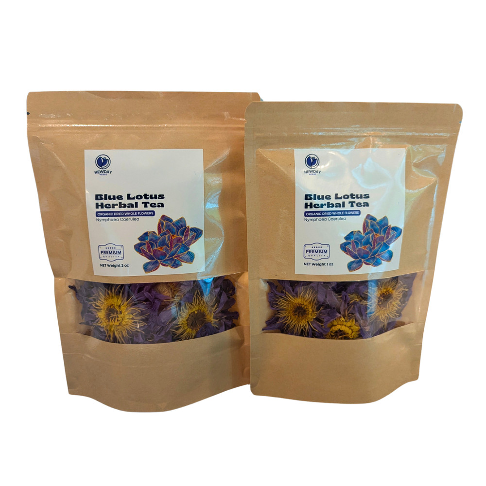 Organic Egyptian Blue Lotus Flowers Tea Premium Dried | Water Lily Ships From CA
