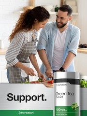 Green Tea Extract Capsules 450mg | 180 Count | Non-GMO | by Horbaach