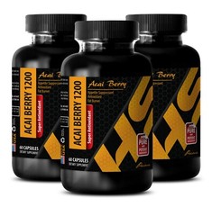 Detoxifying cleanse – ACAI BERRY SUPPLEMENT – immune system 3Bot 180Cap
