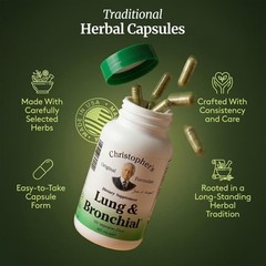 Lung & Bronchial Support Formula – Herbal Lung Cleanse for Smokers – Respiratory