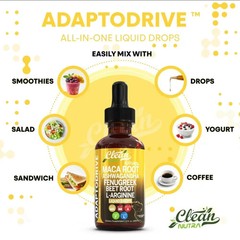 Organic Maca liquid Liquid Root Ashwagandha Fenugreek Beet Root and L-Arginine