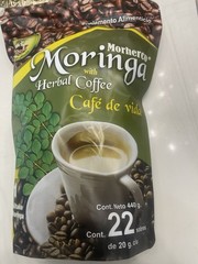 Moringa Herbal Coffee 4-in-1 22 Sachets Reishi Shiitake Nutrition, Detox,Energy