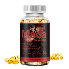Black Maca Capsule -Testosterone Booster, Muscle Health, Supports Desire Stamina
