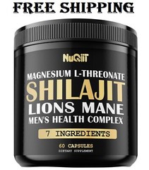 Shilajit Pure Himalayan Organic 1000mg Health Complex As Ashwagandha, Maca Ro…