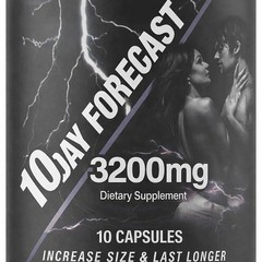 (1 pack) 10 Day Forecast Extreme Potency Male Enhancement Pills for man – 10 ct