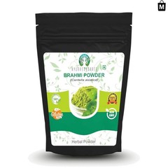 100 Gm Centella Asiatica Powder – Pure Gotu Kola & Brahmi for Hair and Skin Care