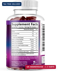 Elderberry Immune Support Gummies – 3X Strength Sambucus Elderberry Gummy with V