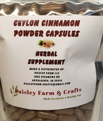 Ceylon Cinnamon Capsules 300 Ct – Made Fresh On Demand!