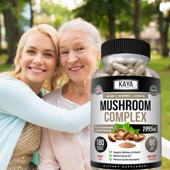 10x Mushroom Complex Supplement 180ct Lions Mane Reishi Shiitake Immune Capsule
