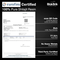 Blakbrik Pure Himalayan Shilajit Resin, High Potency – 77% Fulvic Acid