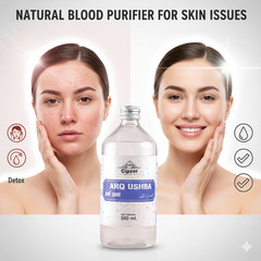 Cipzer Arq Usbha 500 ML | Effective For Skin Disorders, Reduces Acne & Pimples