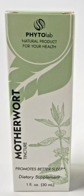 Herbal Tincture Motherwort PhytoLab 30ml (Пустырник Hастойка)