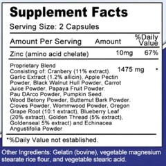 Parasite Cleanse Detox | 30 to 120 Capsules Body Boost Health Quick