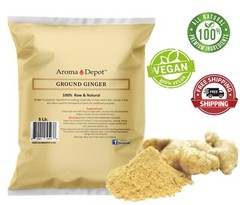 5 lb Ground Ginger Root Powder Natural Premium Raw Zingiber Officinale Jengibre