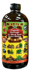 Organic Moringa & Black Seed Detox Bitters 16oz – 1 or 2 Pack – Free Shipping!