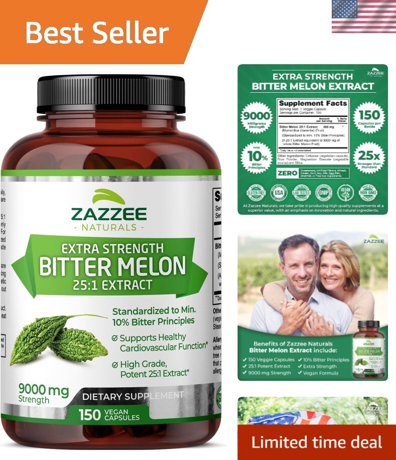150 Capsules of 10% Bitter Principles – Bitter Melon for Health Boost