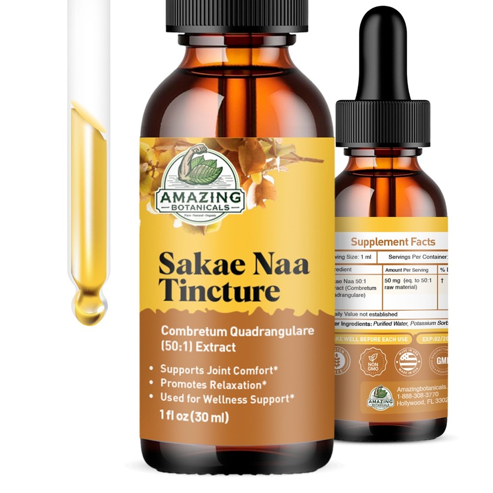 Amazing Botanicals Sakae Naa 50X Extract Tincture High Potency Herbal Formula