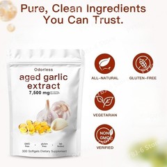 Nuvapure Aged Garlic Extract – Odorless – Organic