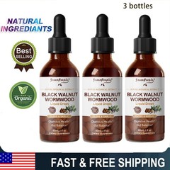 3Pack Parasite Cleanse Tincture/extract-Wormwood, Black Walnut Hull, Clove 2Oz