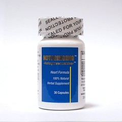 NOTOGINSENG Heart Formula,100% Natural Support Herbal System, 30 Capsules.