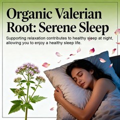 Valerian Root Sleep 120 Capsules Promote Muscle Relaxation Heart Health Mood