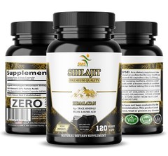 Himalayan Premium Pure Shilajit 360 Caps, IMPROVES VIGOR-VITALITY USA 3 Pack