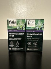 Gaia Herbs Ashwagandha Root – Stress support, 120 vegan liquid Phyto-capsules