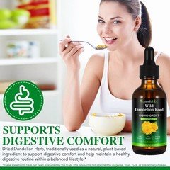 60ML Dandelion Root OIL Tincture Organic | Digestive, Respiratory, Alcohol-Free