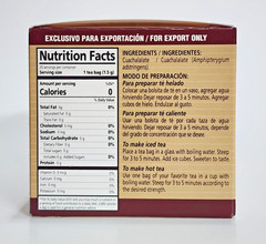 Te de cuachalalate 2 Pack 40 bolsitas Te De Cuachalalate 100% Natural