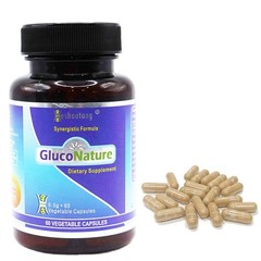 GlucoNature|Market Proven Blood Sugar Optimizer|60 Veg Capsules