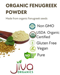 Organic Fenugreek Powder 7Oz Bag – Gluten Free, Non-Gmo, Methi Powder, Pure, Raw