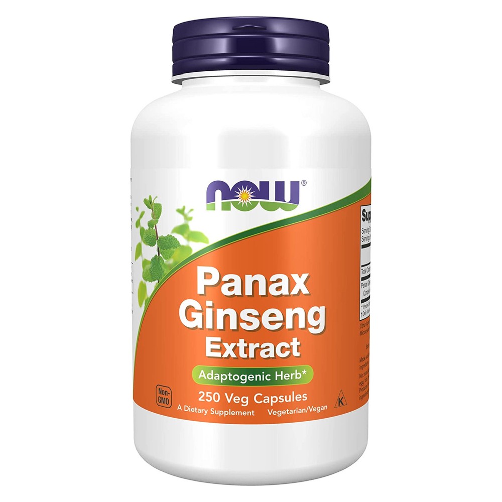 NOW FOODS Panax Ginseng Extract 250 Veg Capsules