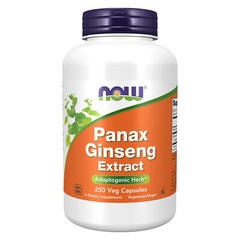 NOW FOODS Panax Ginseng Extract 250 Veg Capsules
