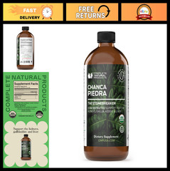 Organic Chanca Piedra Tincture 16oz – Kidney Support, Stone Breaker, Alcohol-Fre