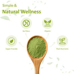 Ved Saga USDA Certified Organic Amla Powder, 4 oz | 8 oz | 16 oz (1 lb)