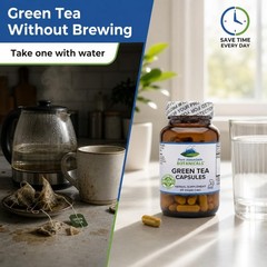 Pure Mountain Green Tea Extract Capsules 450mg 50% EGCG Kosher Vegan Supplement