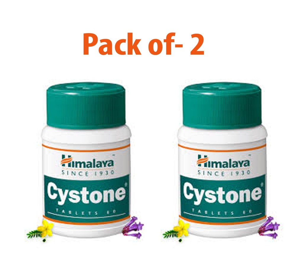 Himalaya Cystone Herbal Ayurvedic { 60 Tablets x 2 Pack } Each Free Shipping