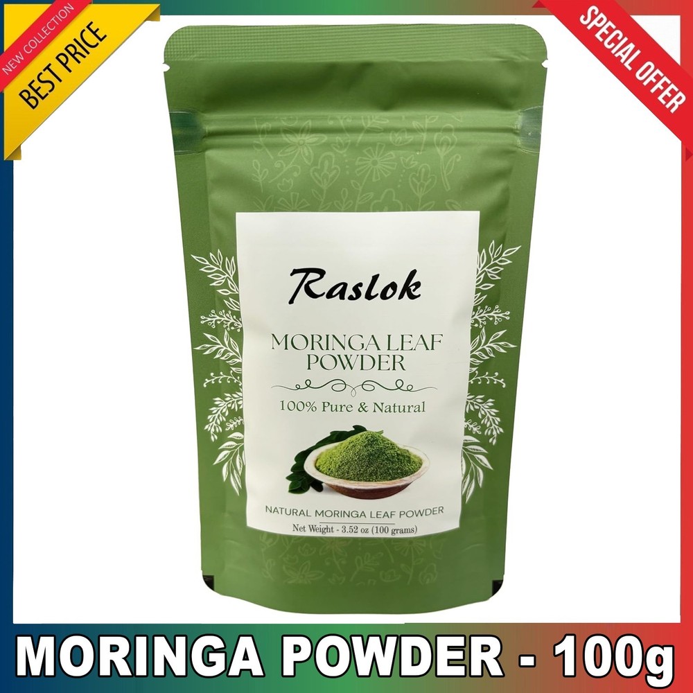 Moringa Powder oleifera Leaf 100% Pure Natural Green Superfood Gluten Free Lot