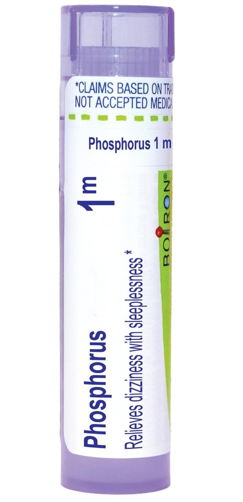 Boiron Phosphorus 1M for Dizziness with 80 Count (Pack of 1), Purple