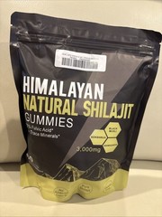 Vivonu Himalayan Natural Shilajit Gummies 3000mg 60ct Tamarind Gluten Free