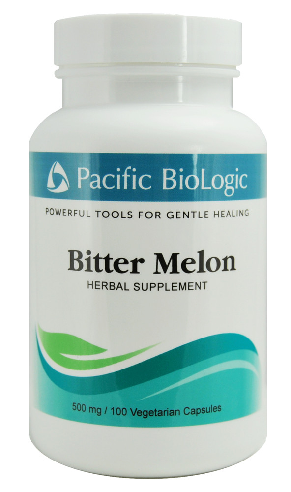 Pacific BioLogic Bitter Melon 500mg – 100 Vegetarian Capsule – Newest Expiration