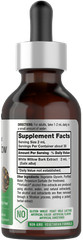 White Willow Bark Liquid Extract | 2 fl oz | Alcohol Free | by Horbaach